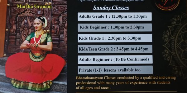 Indian Classical Dance (Bharathanatyam) Classes / free trial