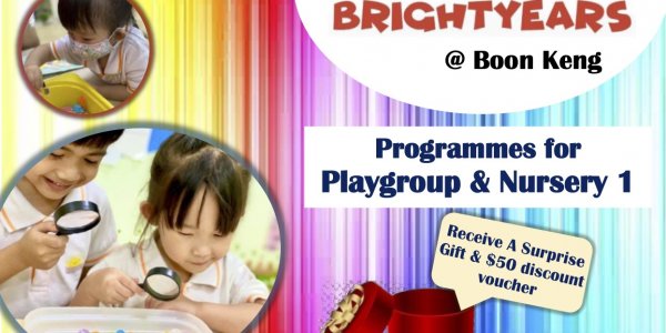 Registration for 2023 Playgroup-Nursery 1 (Boon Keng)