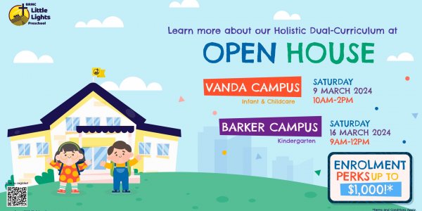 BRMC Little Lights Preschool March Open House at Vanda and Barker Campuses