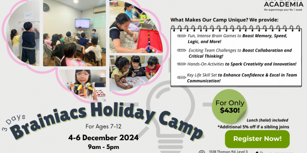 🌟 Brainiacs Holiday Camp 2024 – Fun & Educational for Ages 7–12!