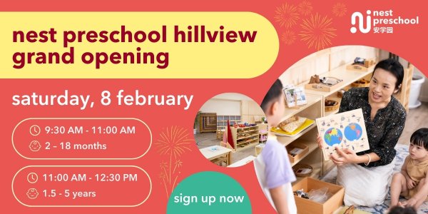 Nest Preschool Hillview Grand Opening Celebration