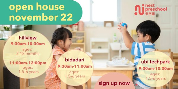 Nest Preschool Open House