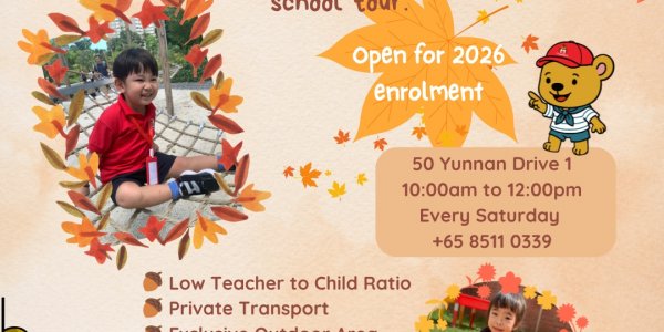 🍁【MapleBear Jurong West Autumn Open House】🍁