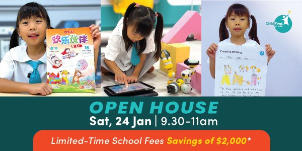 ChildFirst Pre-school Open House 24 Jan 2026