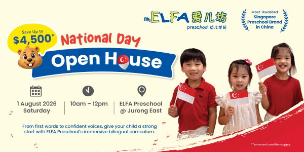 ELFA Preschool – National Day Open House 🇸🇬