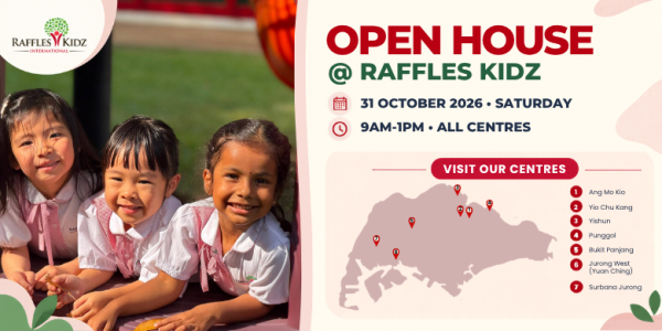 Join Raffles Kidz Open Houses this 31 October!